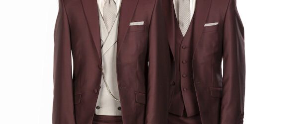 Burgundy / Maroon Wedding Suits to hire