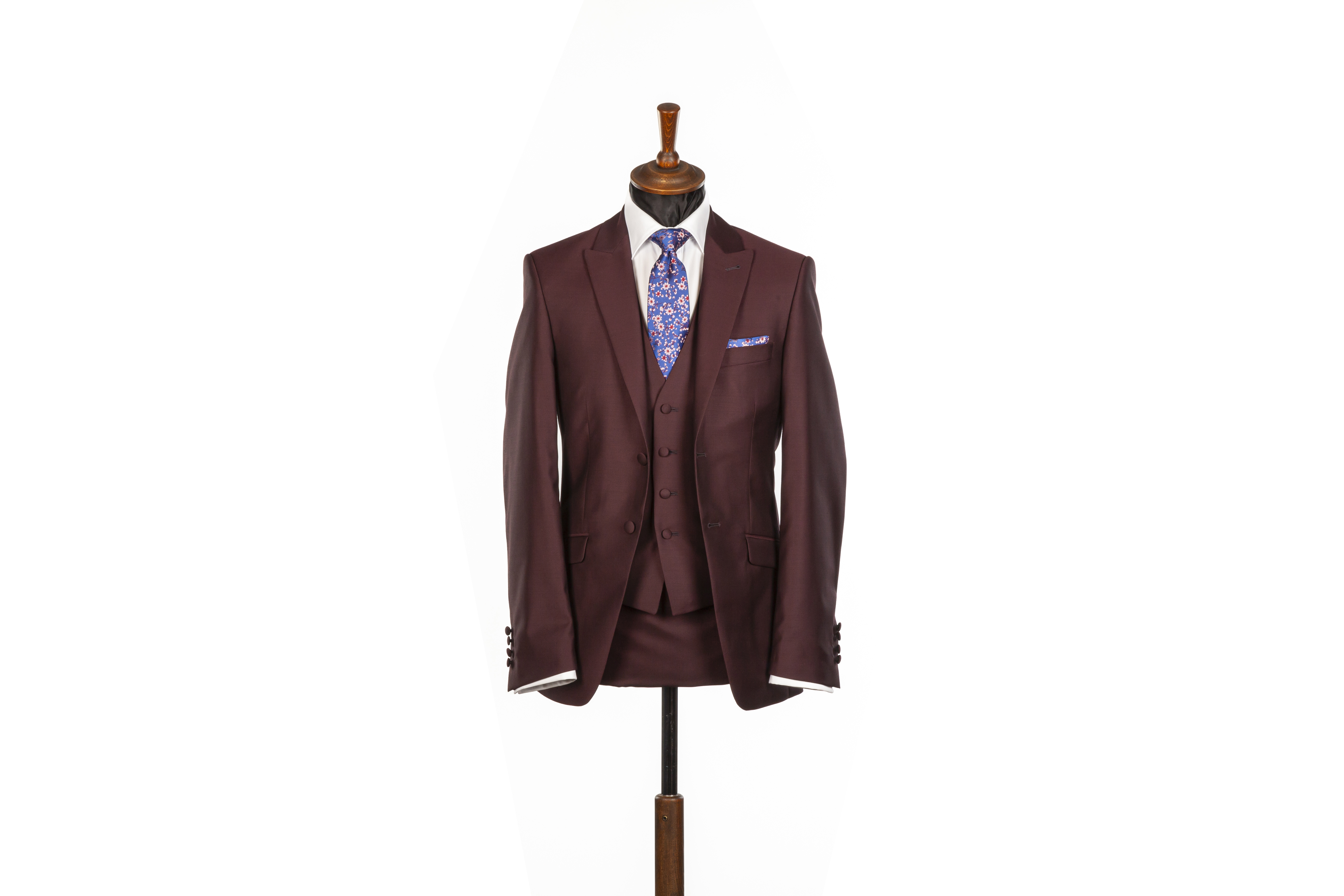 Burgundy 3.piece suit 