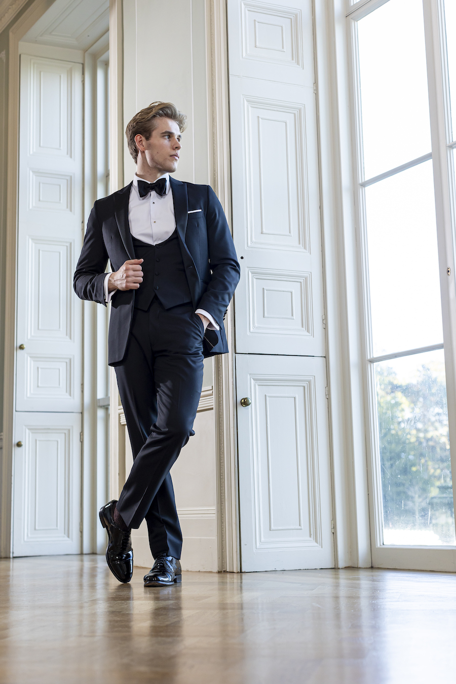 Number 1 Wedding Suit Trend for 2025 - Classic Black Tux 