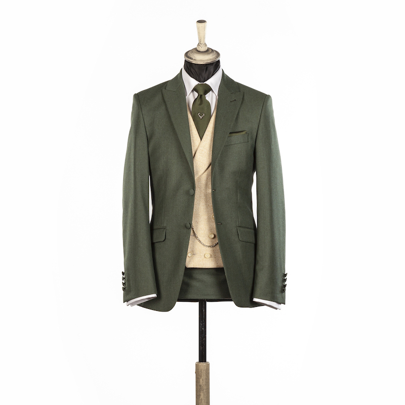 Green Wedding Suit 2025