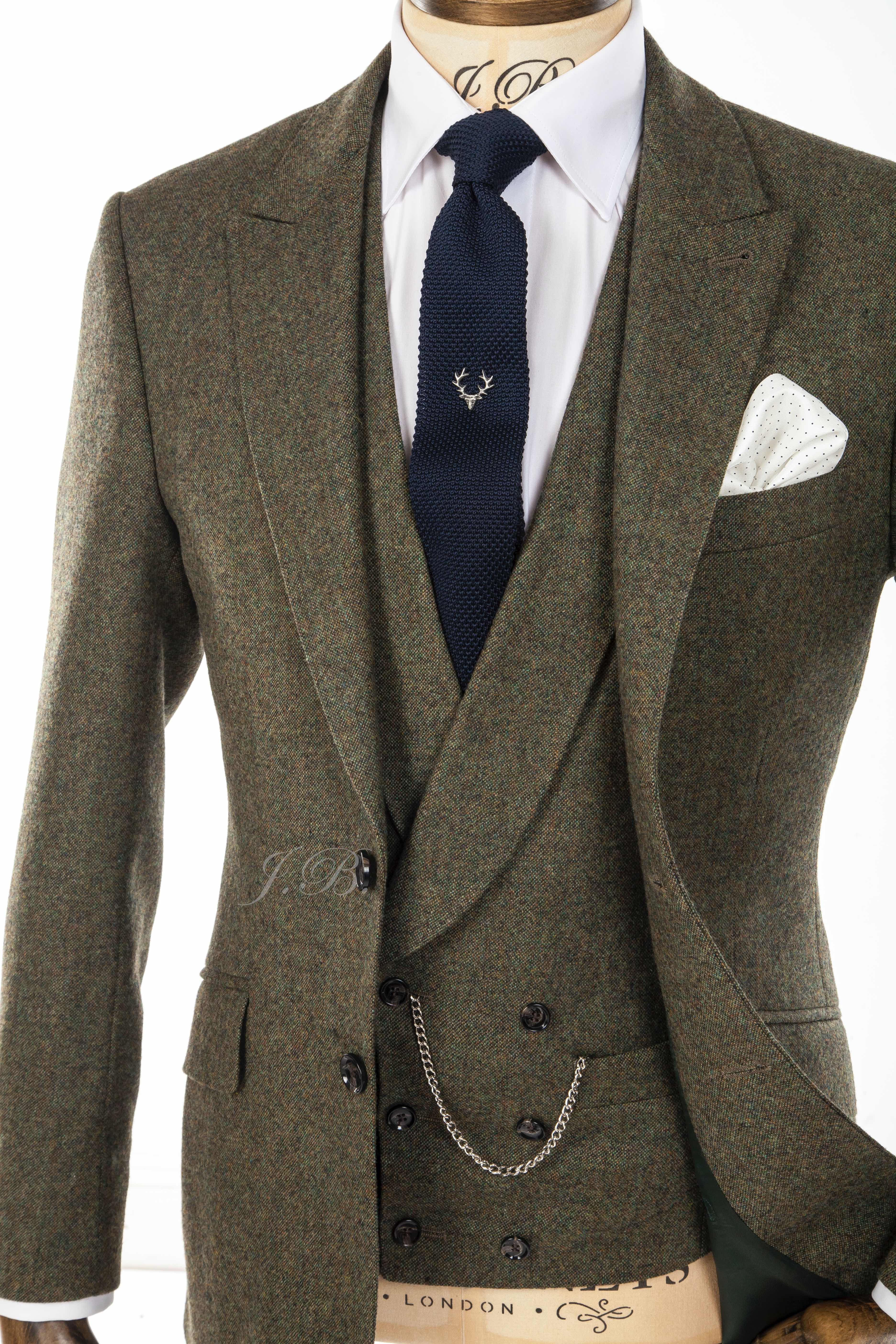 Green Tweed 3.piece suit